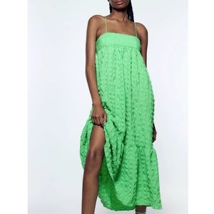 Zara Green Maxi Dress